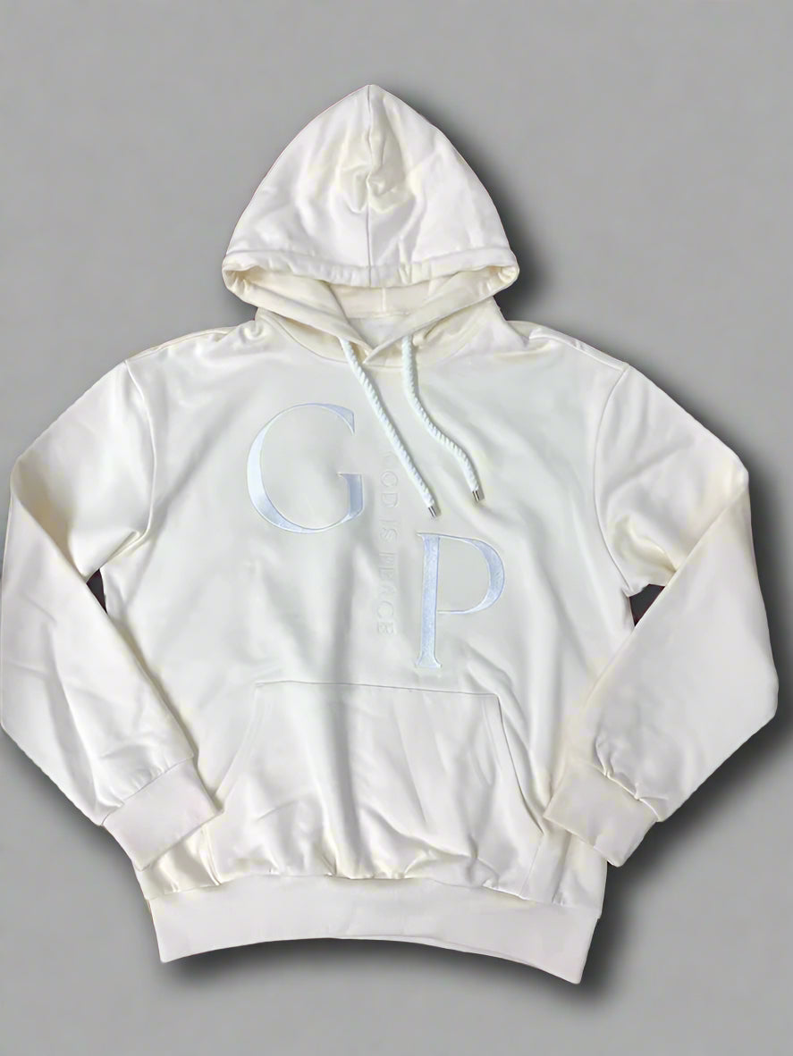 God Is Peace Hoodie - Calm Cream